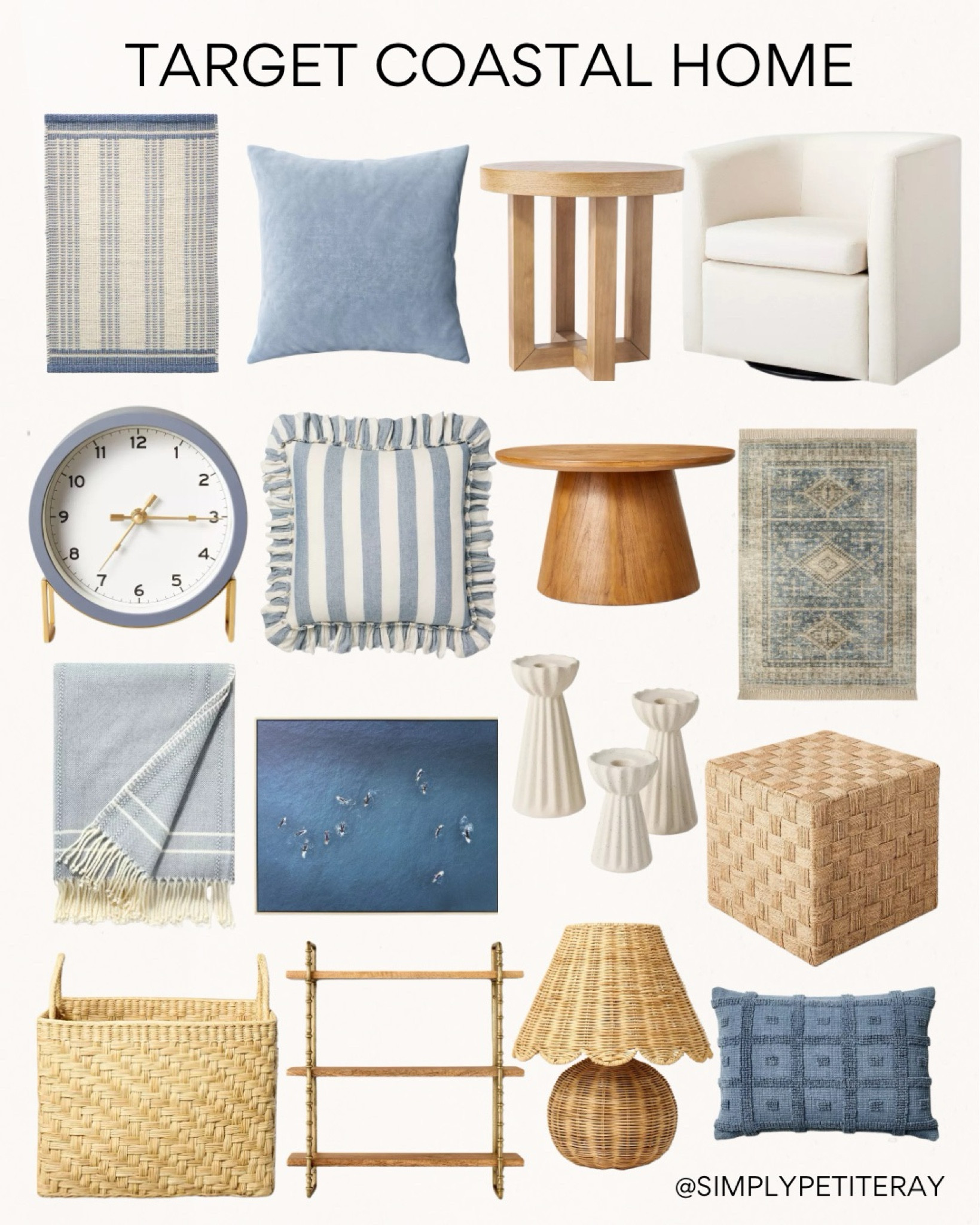 Bring the serene beauty of the coast into your home with these stunning Target Coastal Home finds! Soft blues, natural textures, and breezy neutrals create the perfect balance of relaxation and sophistication. Whether you’re updating your living room, bedroom, or entryway, these budget-friendly decor pieces will give your space a fresh, airy feel. From woven baskets to cozy pillows, coastal-inspired lamps, and elegant furniture, you’ll find everything you need to achieve that dreamy, effortless aesthetic.

Shop now before these affordable Target home finds sell out!

#TargetHome #CoastalHomeDecor #AffordableDecor #NeutralHome #InteriorDesign #CoastalVibes #HomeDecorLover #BudgetFriendlyFinds #ModernCoastal #TargetStyle #HomeInspiration #BeachHouseDecor #NeutralInteriors #LTKHome #CozySpaces #HomeDecorTrends #DreamyInteriors

#LTKHome