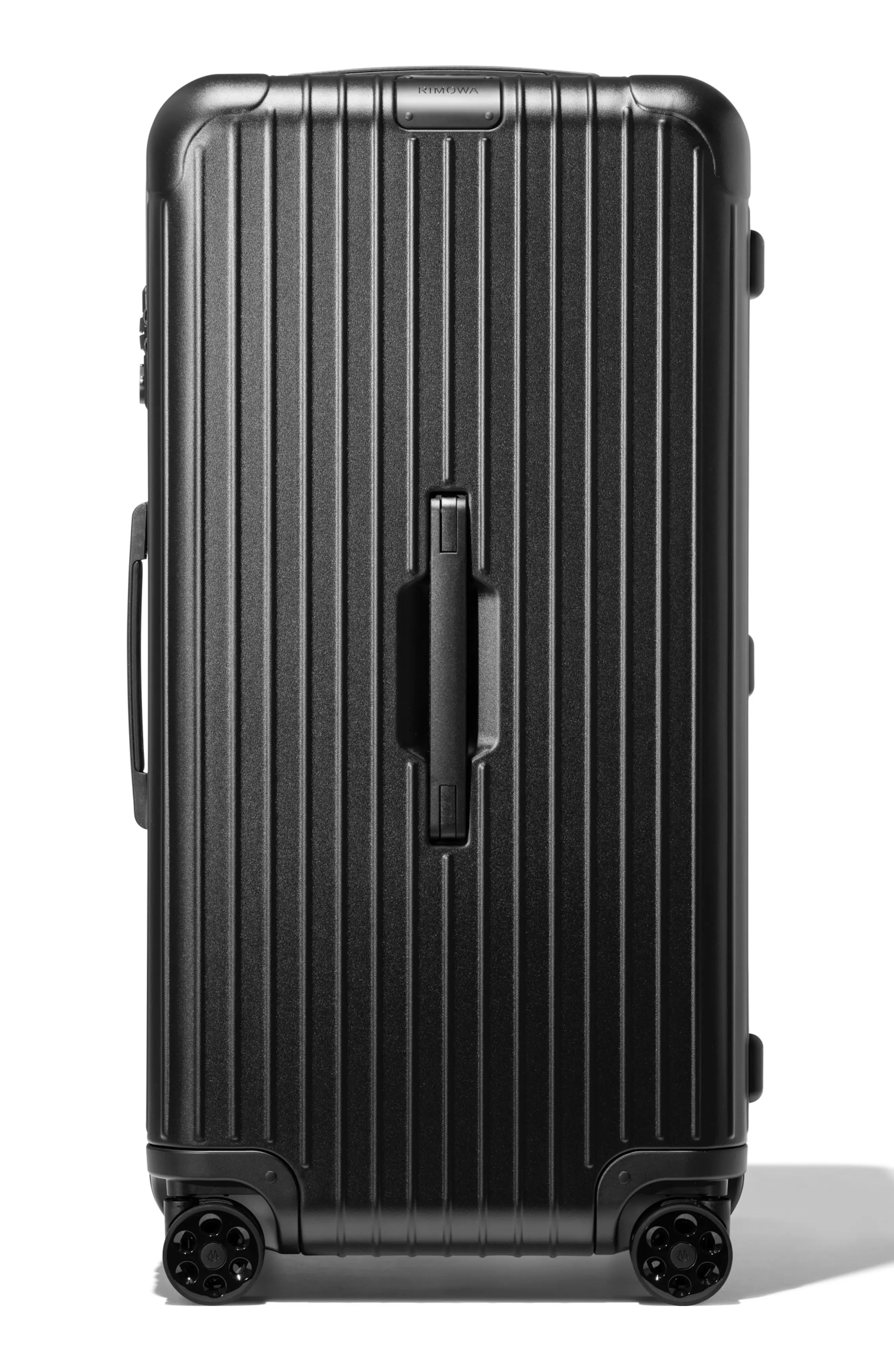 RIMOWA Essential Trunk Plus 32-Inch Wheeled Suitcase in Matte Black at Nordstrom | Nordstrom