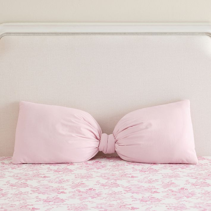LoveShackFancy Oversized Bow Pillow | Pottery Barn Teen