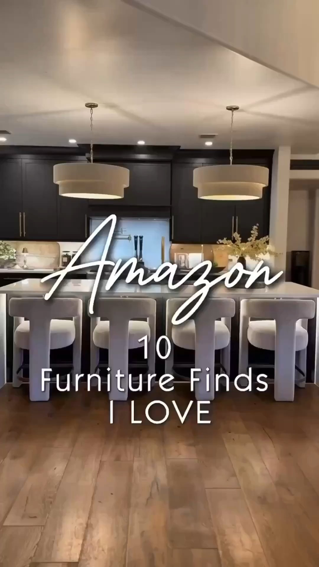 Here are my top 10 favorite Amazon furniture pieces that I personally own and love using in my home. 🤎

Curved sofas. Boucle sofa. Sectional sofa. Swivel barrel chairs. Barrel chairs. Accent chair. Barstools. Pendant light. Boucle bed frame. Upholster bed frame. Brown velvet accent chairs. Upholstered accent chair. Glass & wood hutch. Swivel barrel chairs. Stackable arched cabinets. 

#amazonhomedecor #amazonfurniturefinds #affordablefurniture #homedecorideas #amazonbedding #bedroominspiration #budgethomedecor 


#LTKFindsUnder50 #LTKHome #LTKFindsUnder100