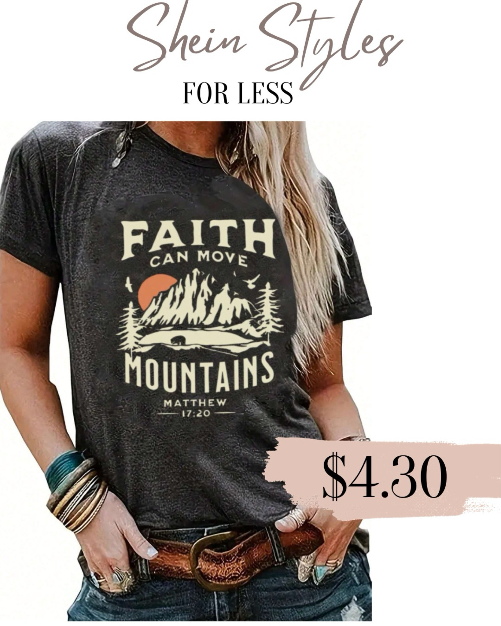 Graphic tee SALE on Shein. This graphic tee at fits perfectly with high waisted skinny jeans
Shein outfit, Shein styles, Shein deals, distressed jeans, ripped jeans, sale alert, dress for less

#LTKfindsunder50 #LTKstyletip #LTKsalealert