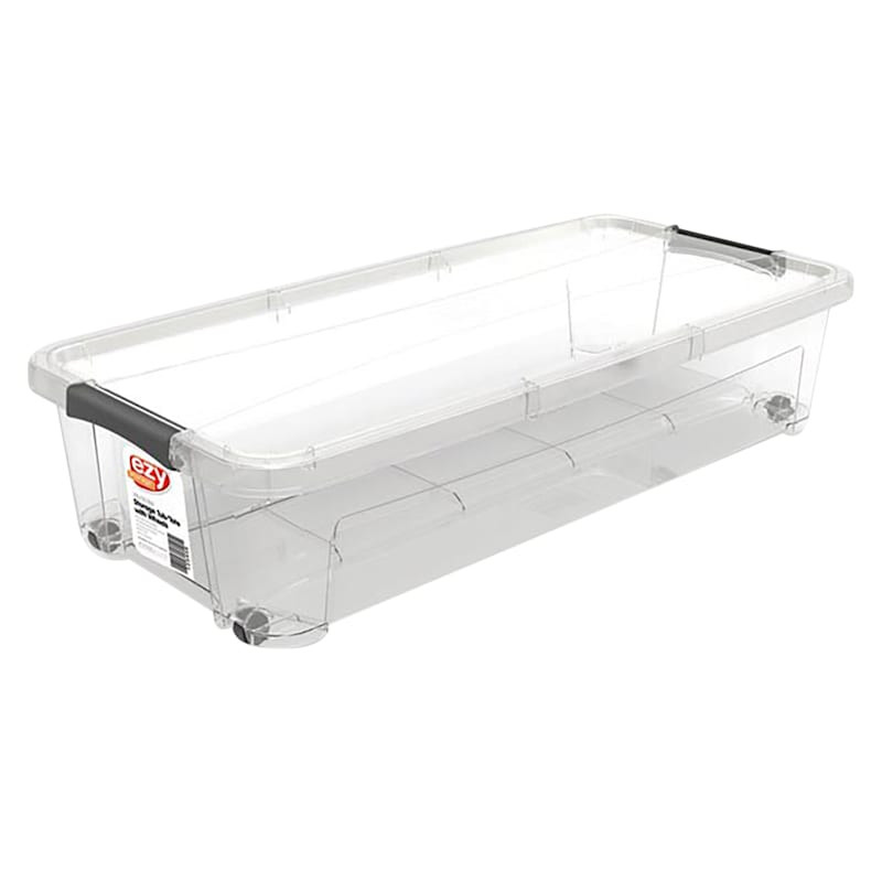 Clear Classic Latch Under the Bed Storage Container, 36l | At Home
