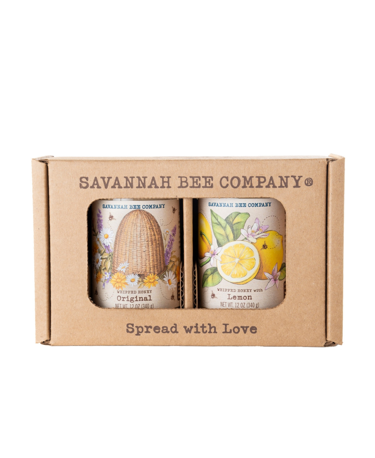 Savannah Bee Company Original and Lemon Whipped Honey Gift Set, 12oz | Macy's
