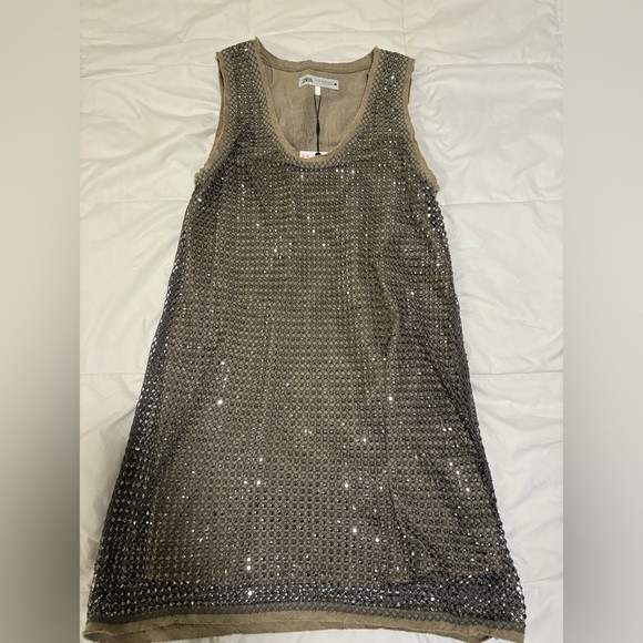 Zara Studded Dress ZW Collection | Poshmark