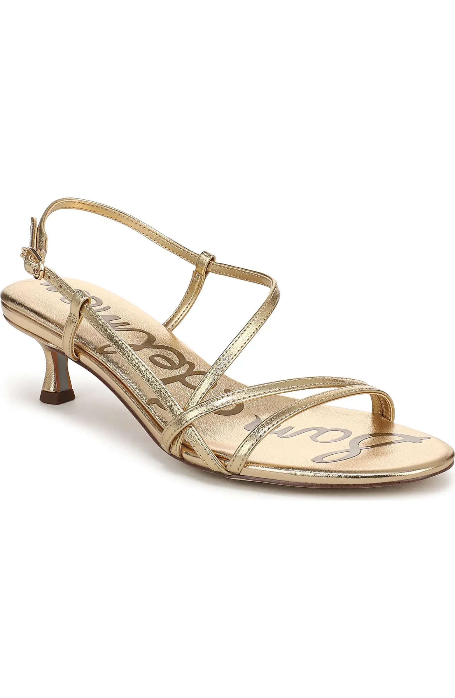 Cora Slingback Kitten Heel Sandal (Women) | Nordstrom