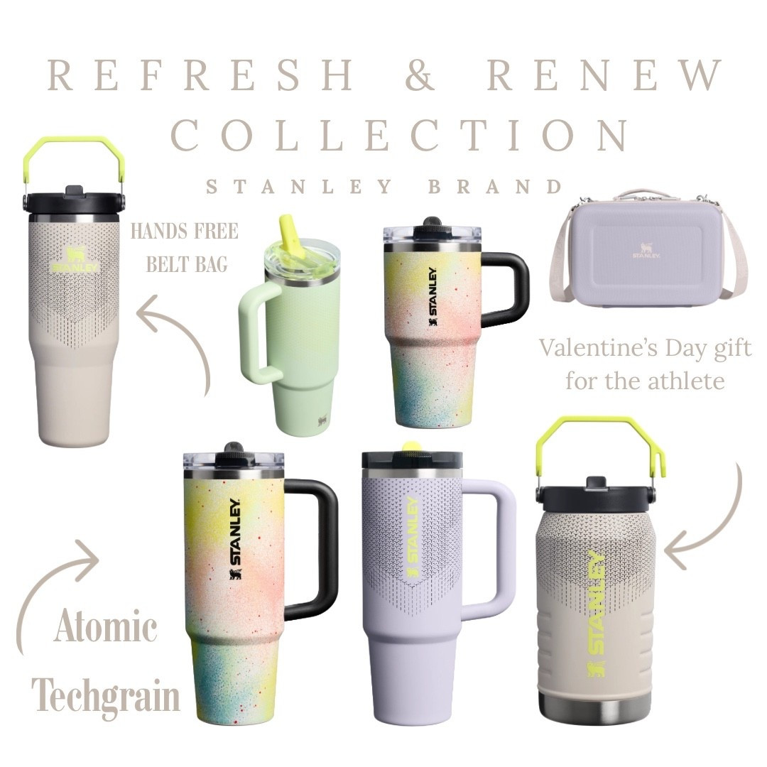 A new collection for winter feature some retro graphic grids and soft colors for early spring! Love the cooler for the athlete! 



#LTKHome #LTKValentine #LTKActive