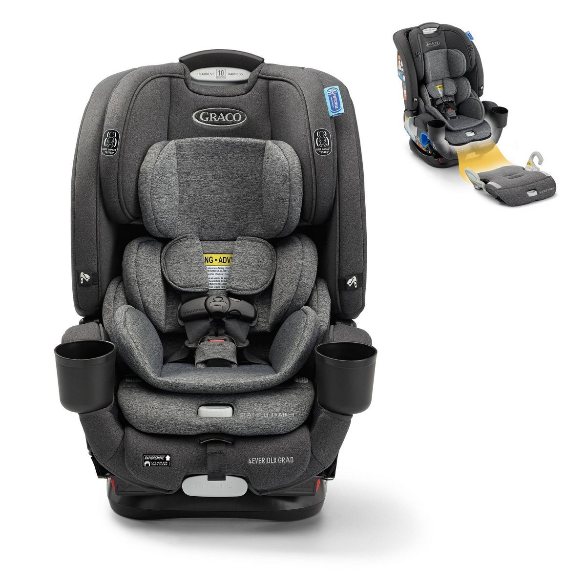 Graco 4Ever DLX Grad 5-in-1 Slim Car Seat - Harrison | Target