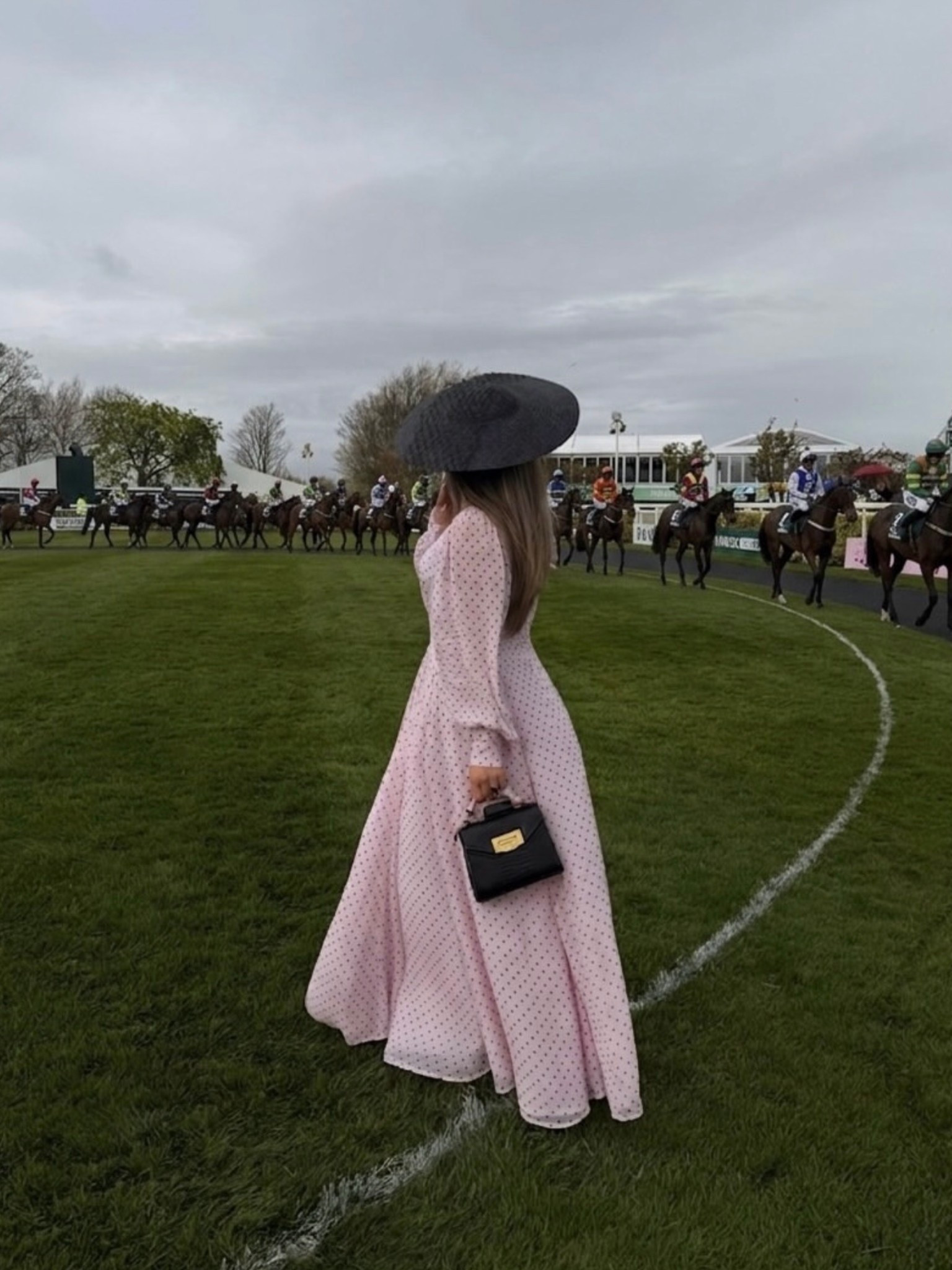 Races - maxi dress - polka dot - shirt dress - spring dress - chic outfit - wedding guest look 

#LTKdresses #LTKspring #LTKwedding
