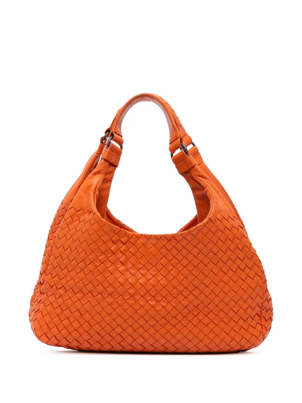 Bottega Veneta Pre-Owned 2011 Small Nappa Intrecciato Campana Hobo Bag | Orange | FARFETCH | Farfetch Global