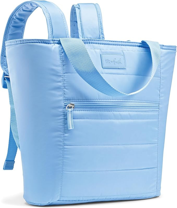 Fit & Fresh Insulated Cooler Bag, Leak Proof Waterproof Beach Cooler Backpack for Women, 18 Can S... | Amazon (US)