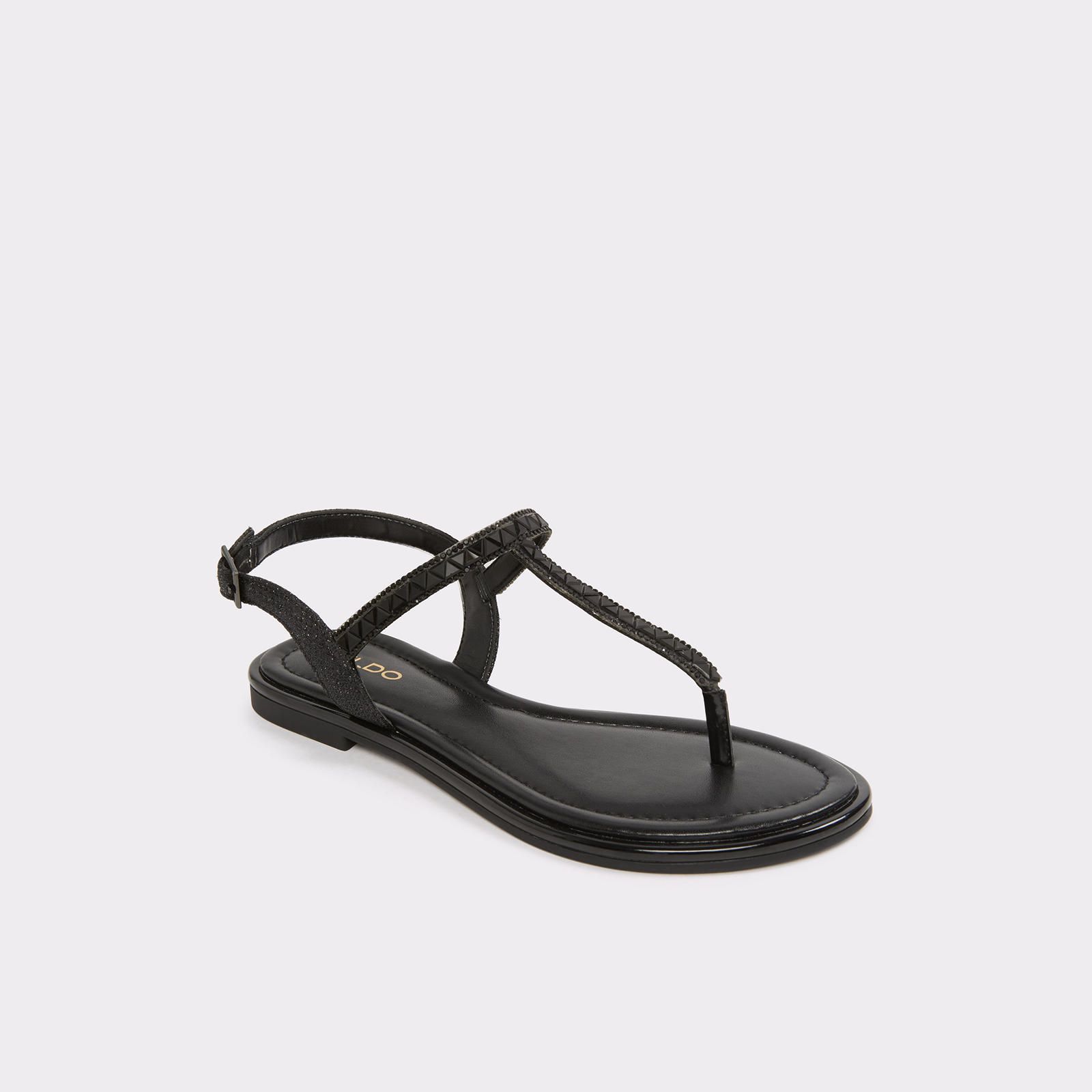ALDO Sheeny - Women's Flat Sandals - Black, Size 5 | Aldo Shoes (US)