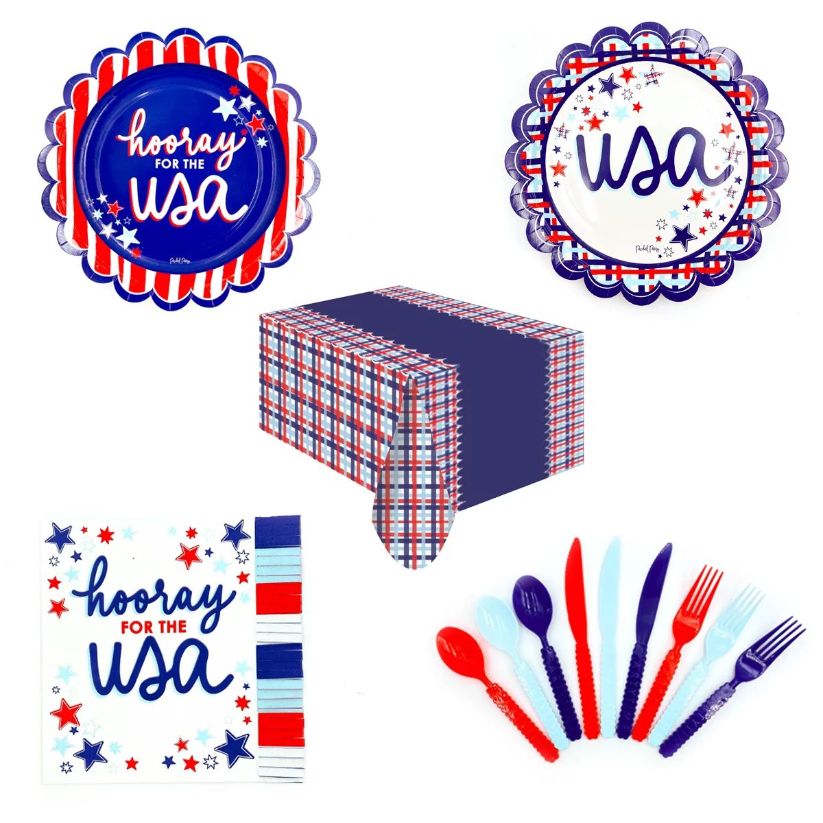 Patriotic Packed Partyware Bundle, 5 Piece Set | Walmart (US)