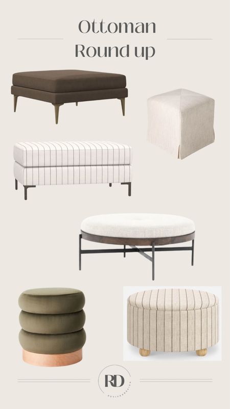 I rounded up some of my favorite ottomans.

#LTKhome