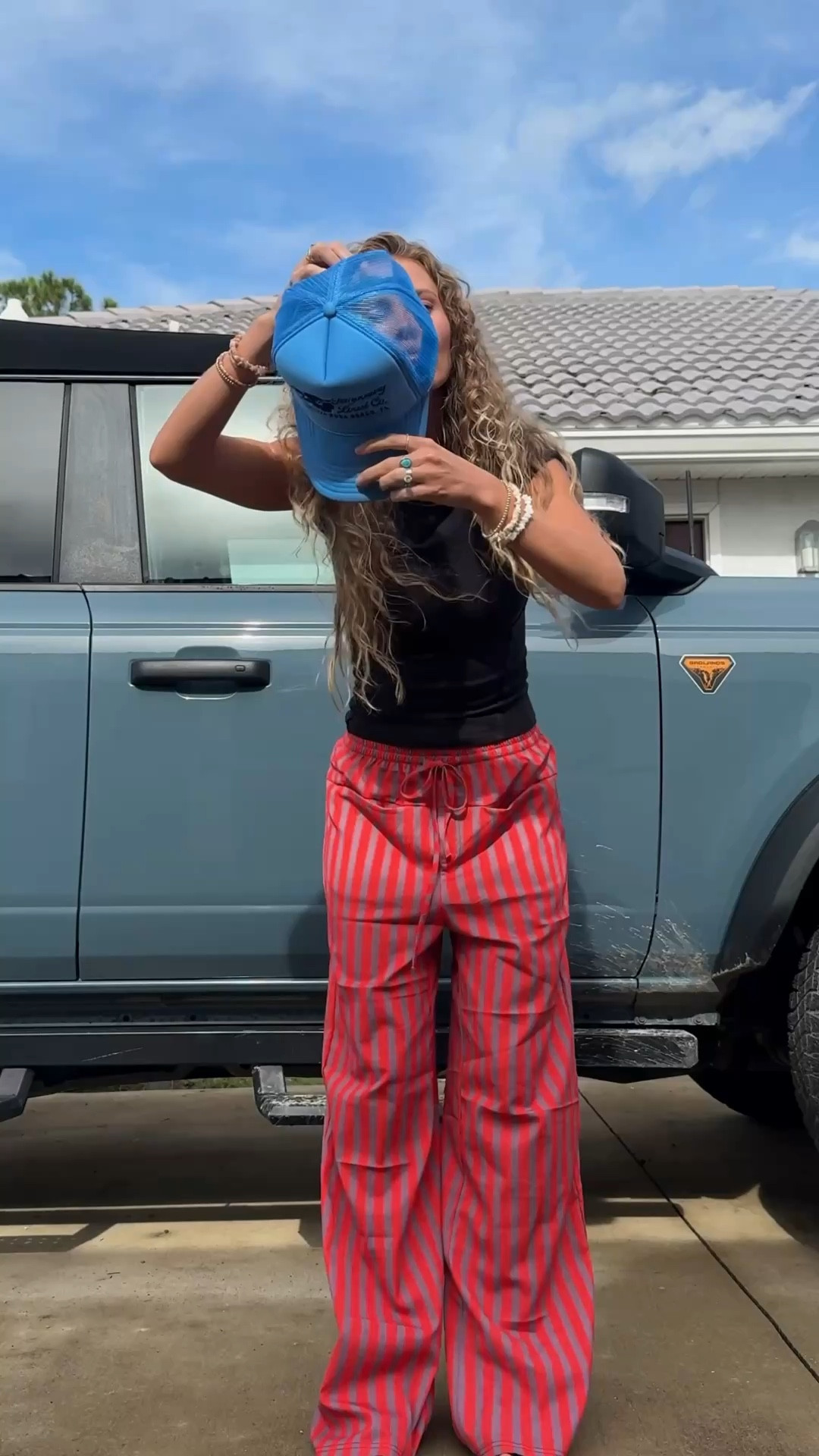 Current favorite outfit formula: trucker hat, fitted tee, baggy pants & flip flops 🌺   Trucker hat is from my brand temporarylocal.co

#LTKSeasonal #LTKFindsUnder50 #LTKStyleTip