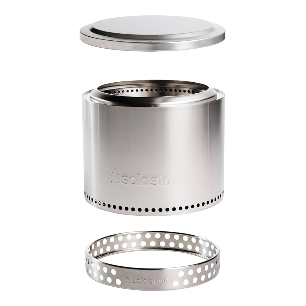 Solo Stove Bonfire Essential Bundle 2.0 | Incl. Smokeless Fire Pit, Stand, Lid, Portable for Wood... | Amazon (CA)