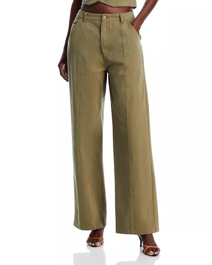 Twill Wide Leg Pants - 100% Exclusive | Bloomingdale's (US)