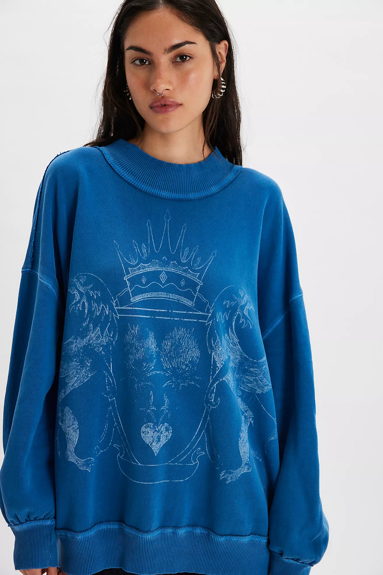 We The Free Palm Spring Turtleneck Graphic Pullover | Free People (Global - UK&FR Excluded)
