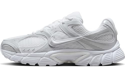 Nike Women's V5 Runner Sneaker, White/White/Black/Metallic Silver, 8.5 | Amazon (US)
