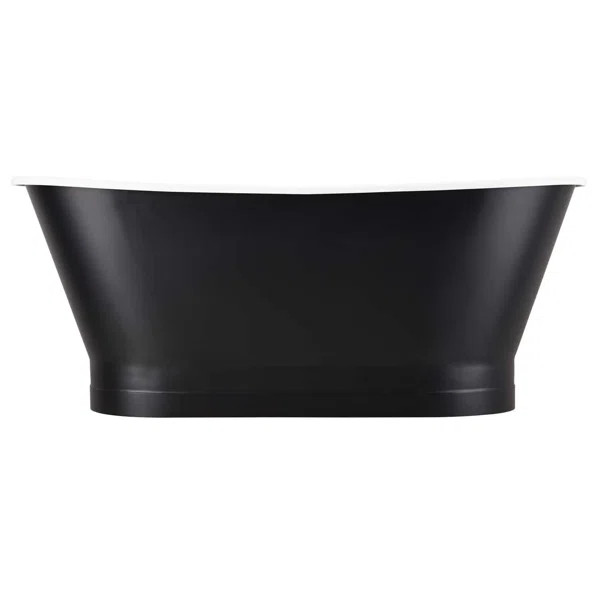 Kateryn 67" Freestanding Soaking Cast Iron Bathtub | Wayfair North America