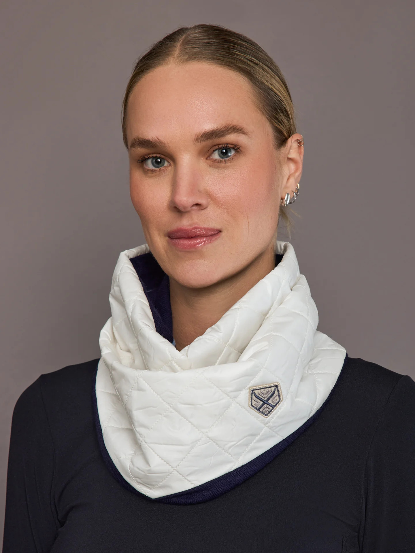 Powder Puff Pullover Neck Warmer - Marshmallow | Carbon38