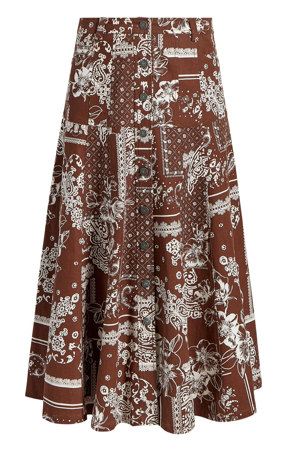 Veena Skirt 6 / Dark Sepia | Cinq à Sept