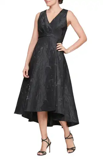 Floral Sleeveless High-Low Gown | Nordstrom