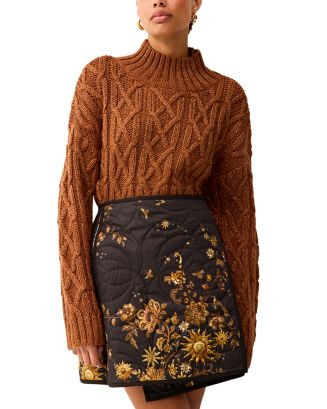 Cecile Cable Knit Sweater | Bloomingdale's (US)