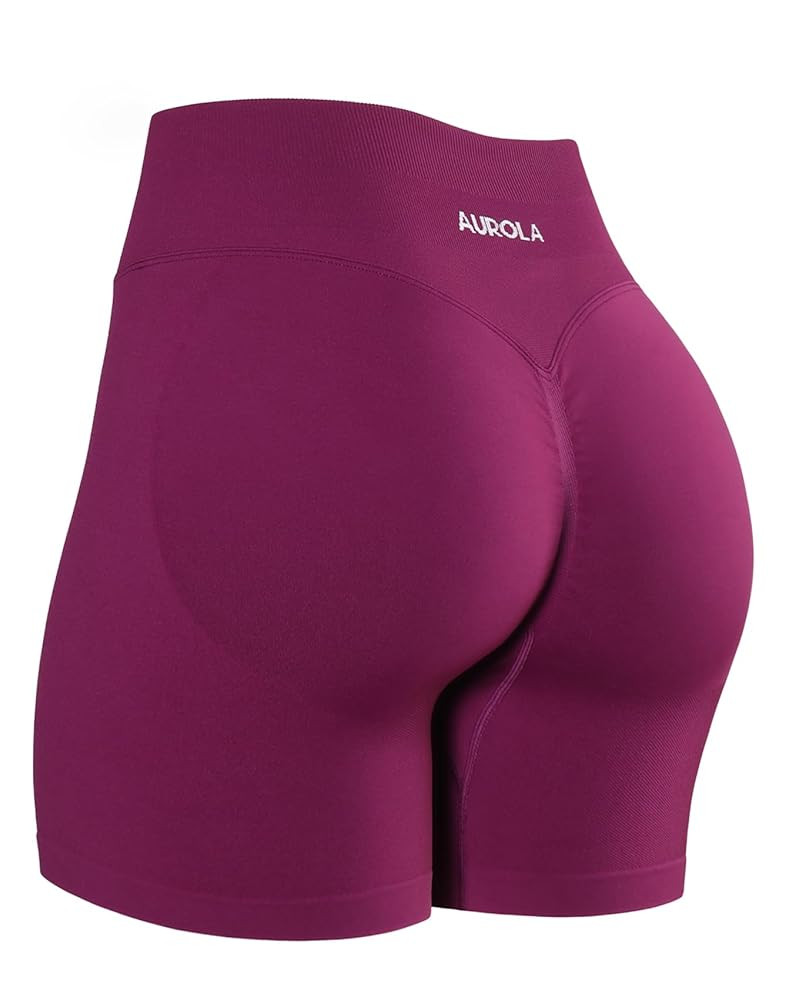 AUROLA Influence Workout Shorts for Women,2.5 3.5 4.5 5.5 6.5 No Roll Up Squat Proof Scrunch Seam... | Amazon (US)