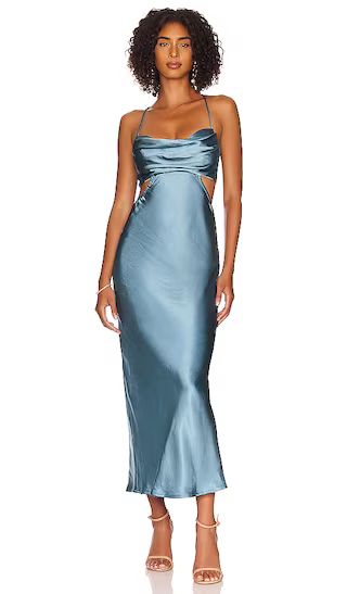 Colette Dress in Slate Blue | Revolve Clothing (Global)