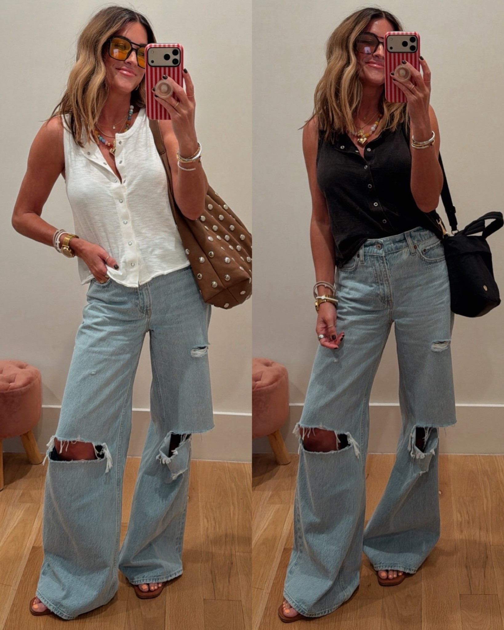 Soooo cute! Wearing xs 
Can use code JENREED on these jeans starting on Wednesday!🎉

#LTKmomlife #LTKgrwm #LTKootd