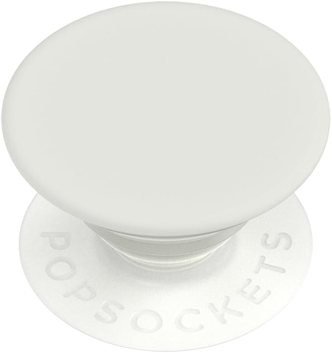 PopSockets Phone Grip with Expanding Kickstand, Adhesive Grip, White - Cream | Amazon (US)