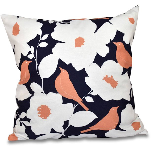 Simply Daisy 16" x 16" Modfloral Floral Outdoor Pillow - Walmart.com | Walmart (US)