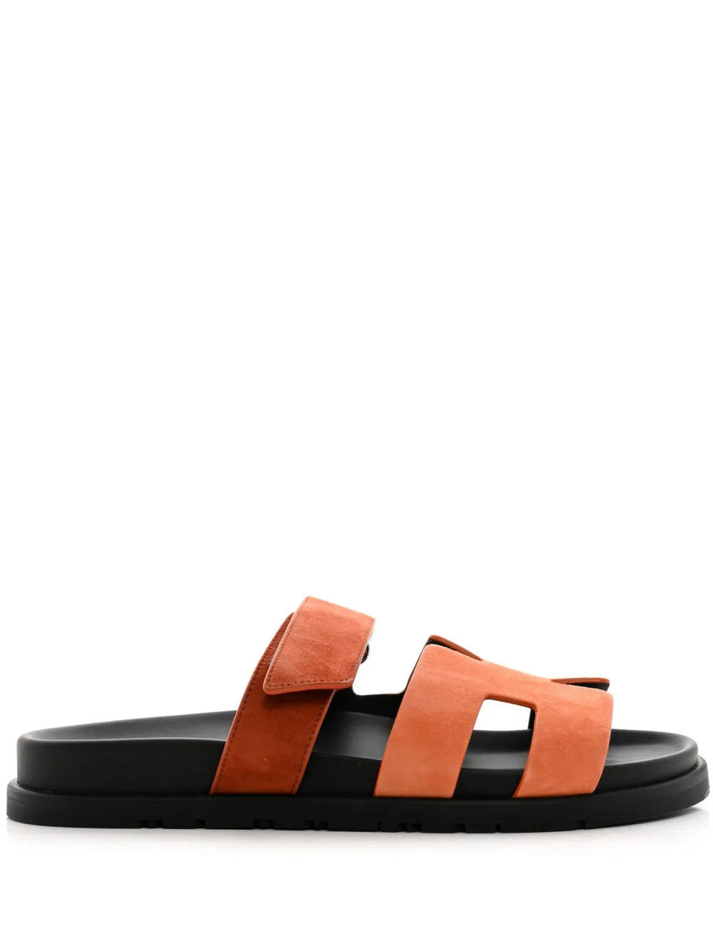 Hermès Pre-Owned Chypre Suede Sandals - Farfetch | Farfetch Global