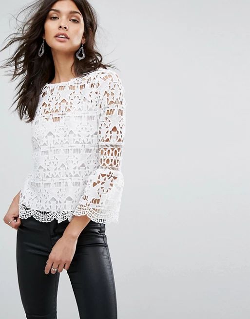 River Island Star Lace Top | ASOS US