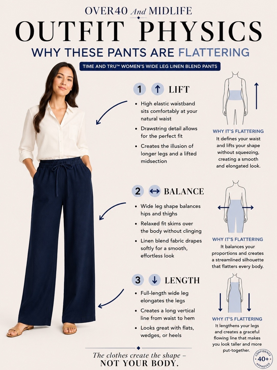 ✨Tap the bell, save and ❤️ for over 40 fashion, midlife style, midsize fashion and luxury looks for less. 

Best quality linen for $22 wear medium (size down if in between sizes.) 

👑 Helping you look good, feel good! — Lindsey Denver 🤍 Check back daily for belly-friendly style, confidence, and Outfit Physics.

#LTKOver40 #LTKMidsize #LTKPlusSize