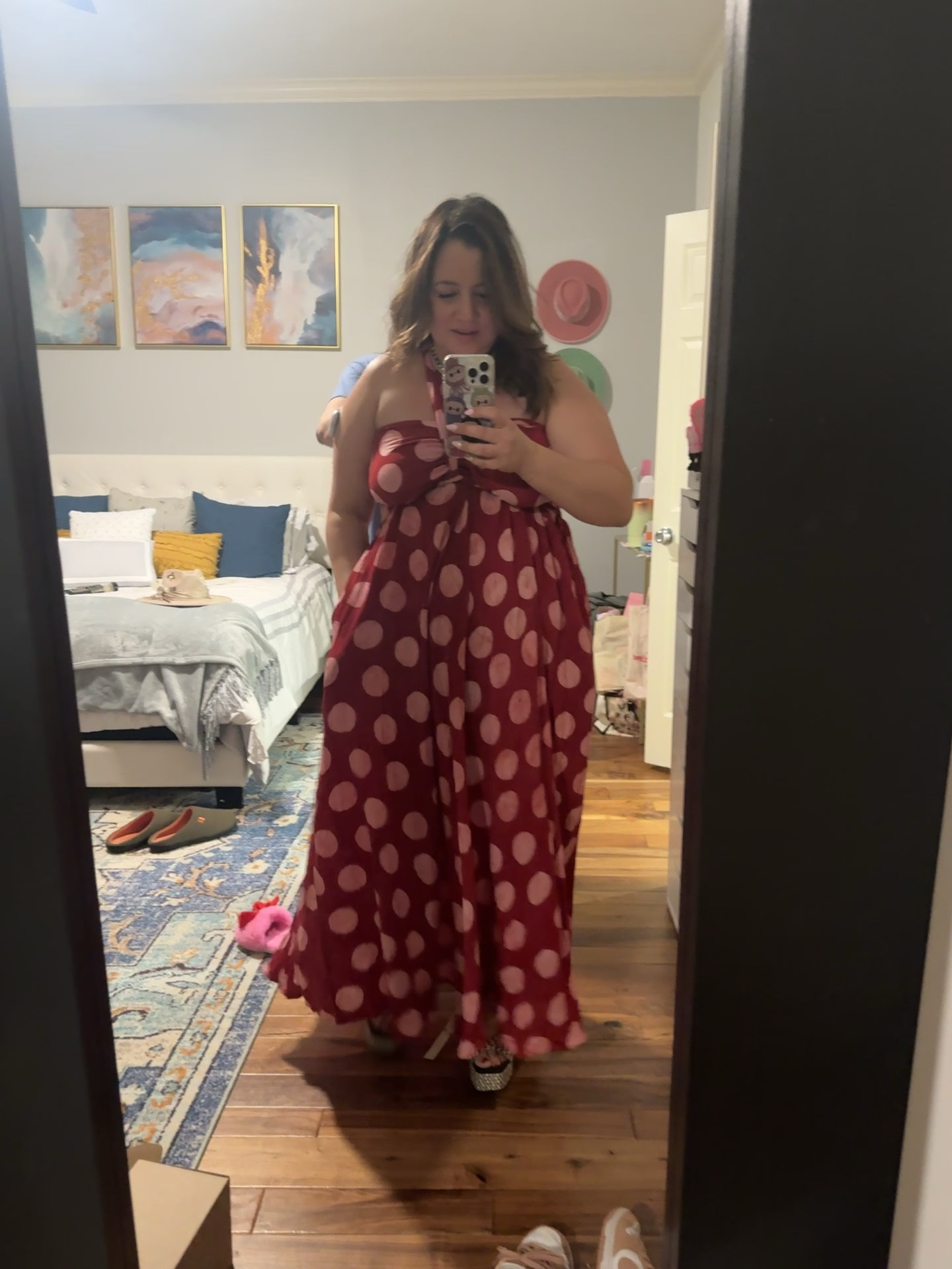 Gorgeous dress for my birthday! Love the fabric, length and it has pockets! 

#LTKsalealert #LTKover40 #LTKplussize