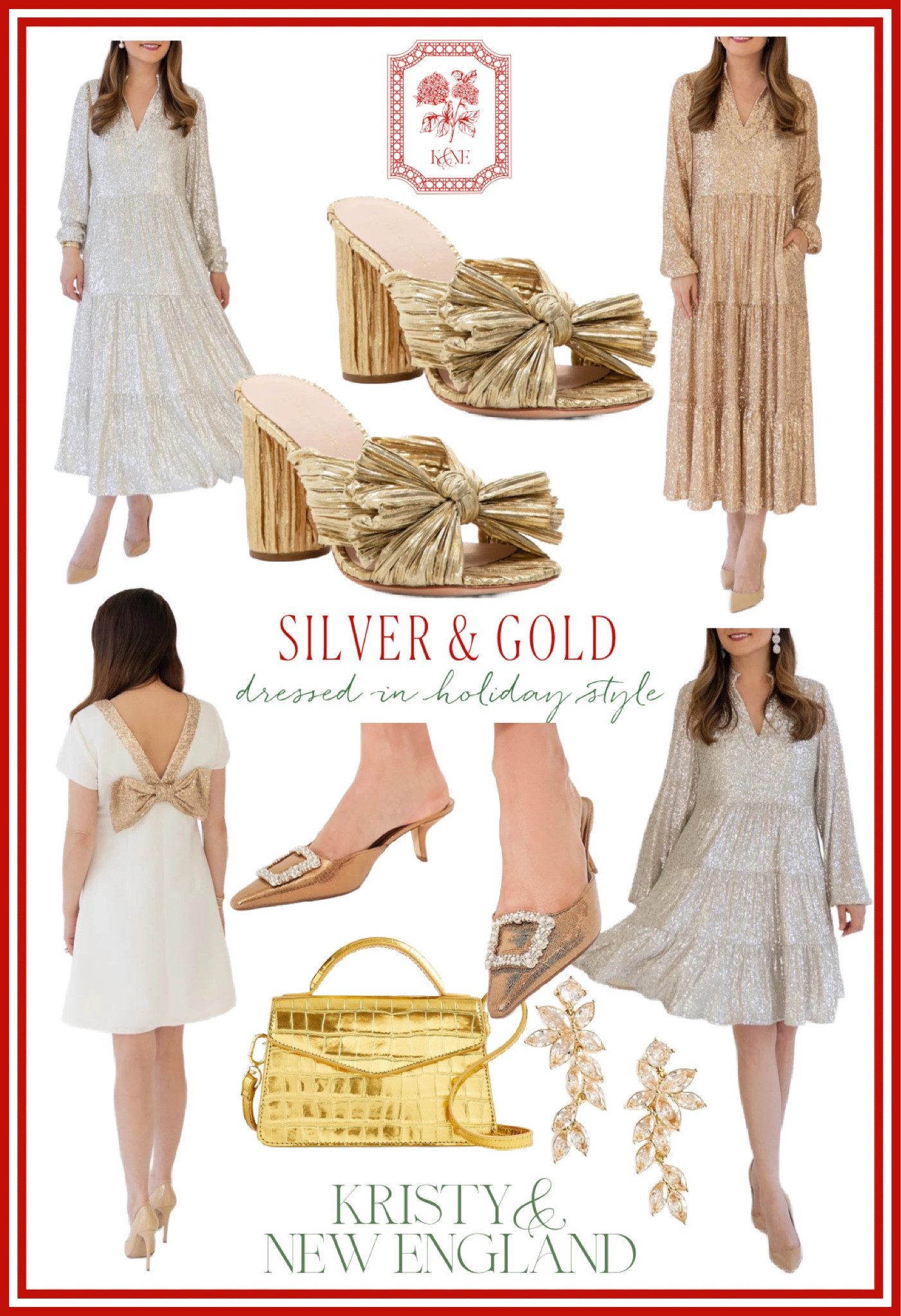 🎄Dressed in Holiday Style🎄Silver and Gold Holiday Outfits 

#LTKGiftGuide #LTKover40 #LTKHoliday