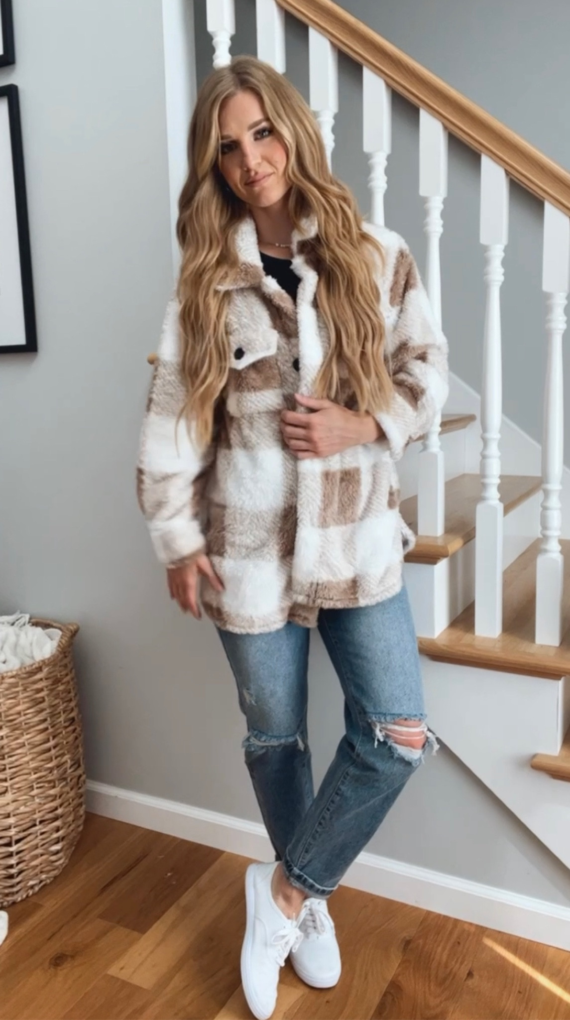 Fall outfit. Cozy shacket/sweater. 

#LTKSeasonal #LTKFindsUnder50