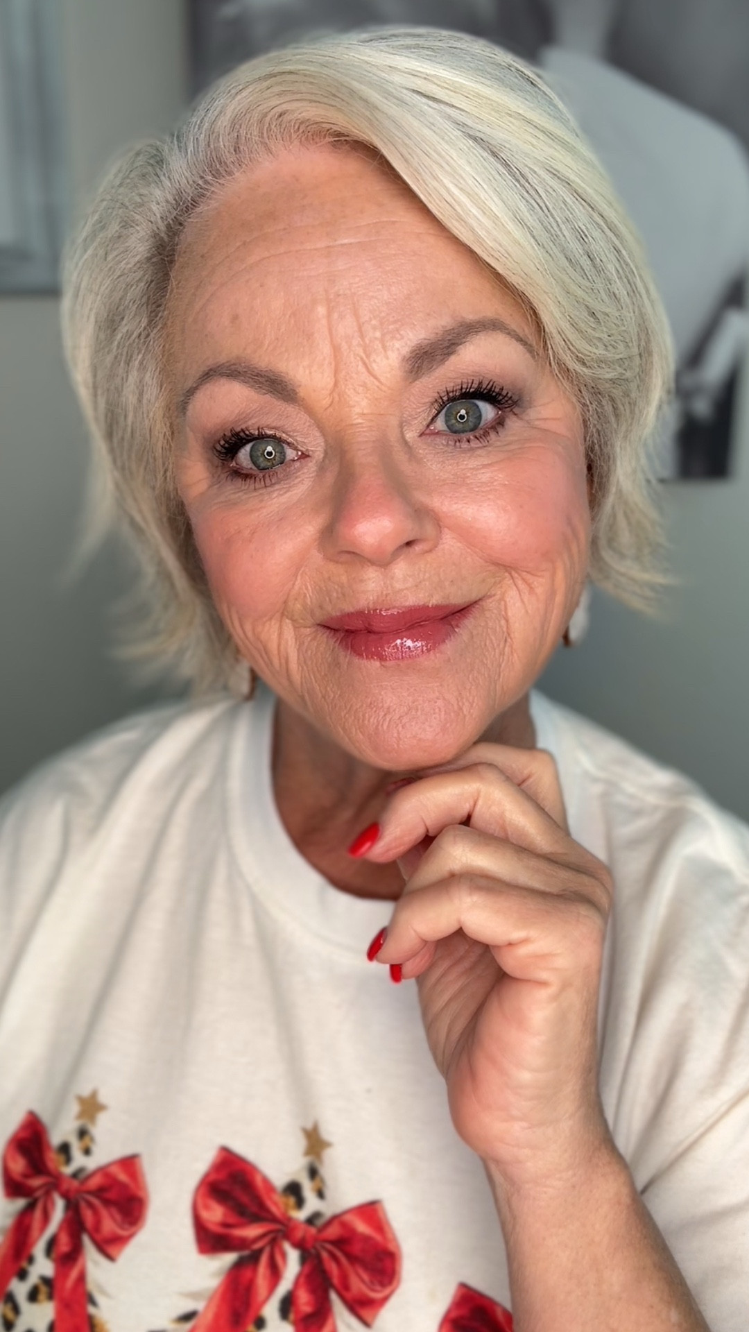 ✨ 12 Days of Christmas Glam – Day 11! ✨ Today I was craving a smokey, sultry moment, so I reached for the gorgeous Tarte Mini Palette — absolute perfection for this look. I did a bit of under painting with my Maxine's Revenge French Face Concealer, which always gives that soft, natural "bronzed" dimension I love. I also used French Face as both my foundation and concealer… it’s just stunning on mature skin!
I’m loving this series so much and can’t believe tomorrow is the finale — but don’t worry, the holiday glam is far from over! 🎄💄✨

#LTKgrwm #LTKHoliday #LTKBeauty