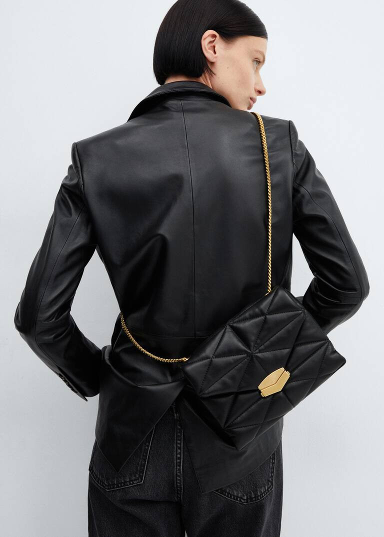 Quilted bag with flap -  Women | Mango USA | MANGO (US)