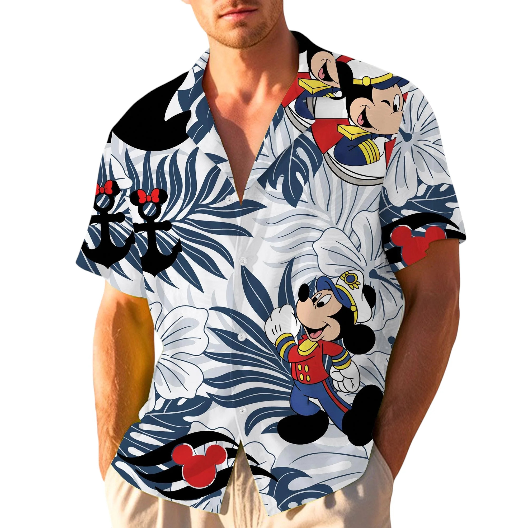 Disney Cruise Hawaiian Shirt, Disney Mickey Cruise Button Up Shirt, Disney Cruise Vacation Beach ... | Walmart (US)