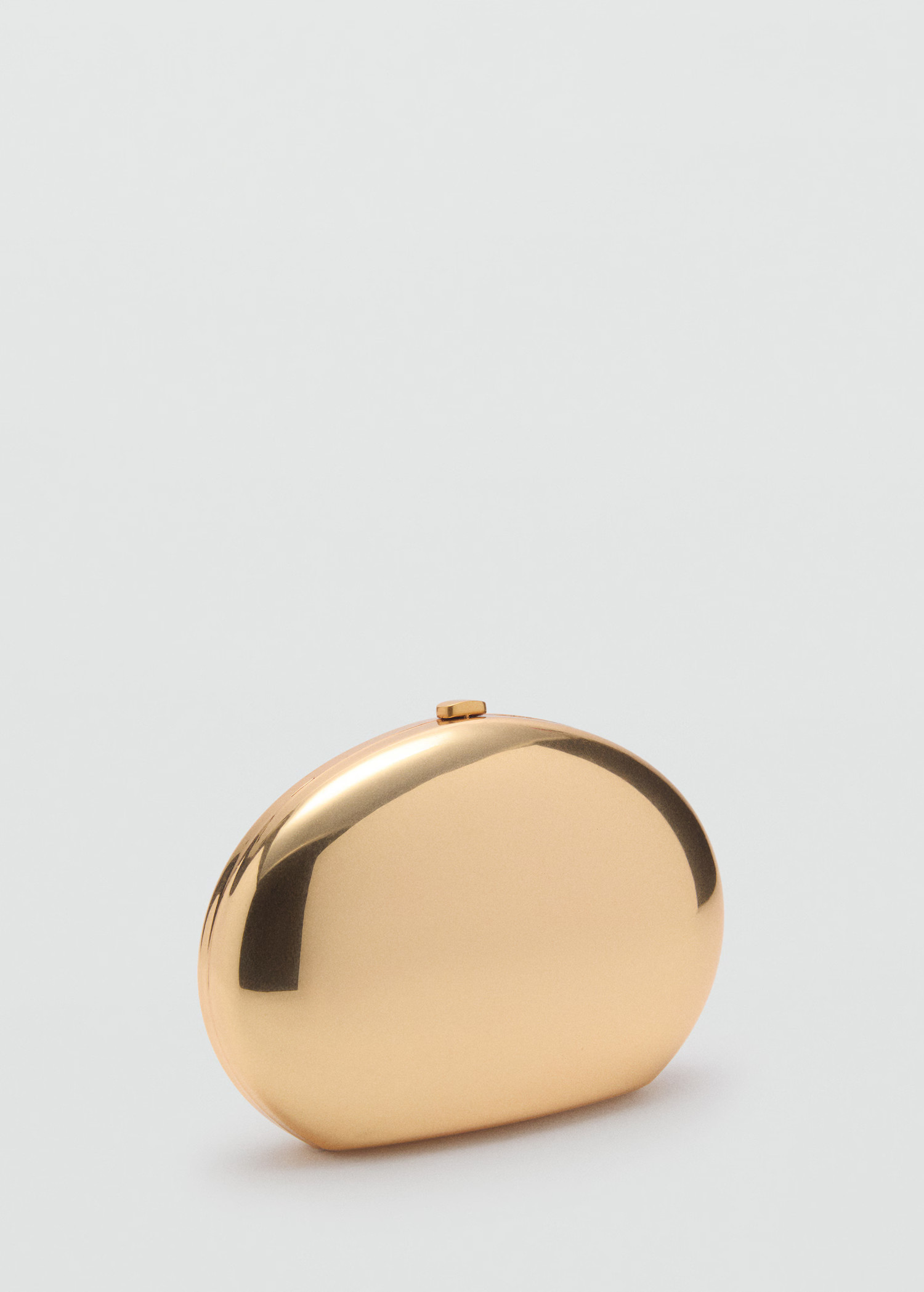 Metallic clutch handbag - Women | MANGO United Kingdom | MANGO (UK)