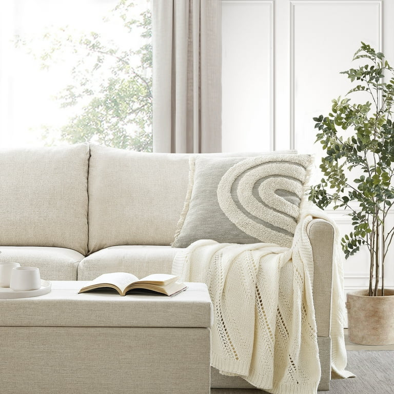 Better Homes & Gardens, Grey Arches Throw Pillow, Grey Stone, 20" x 20", Square, 1 Piece | Walmart (US)