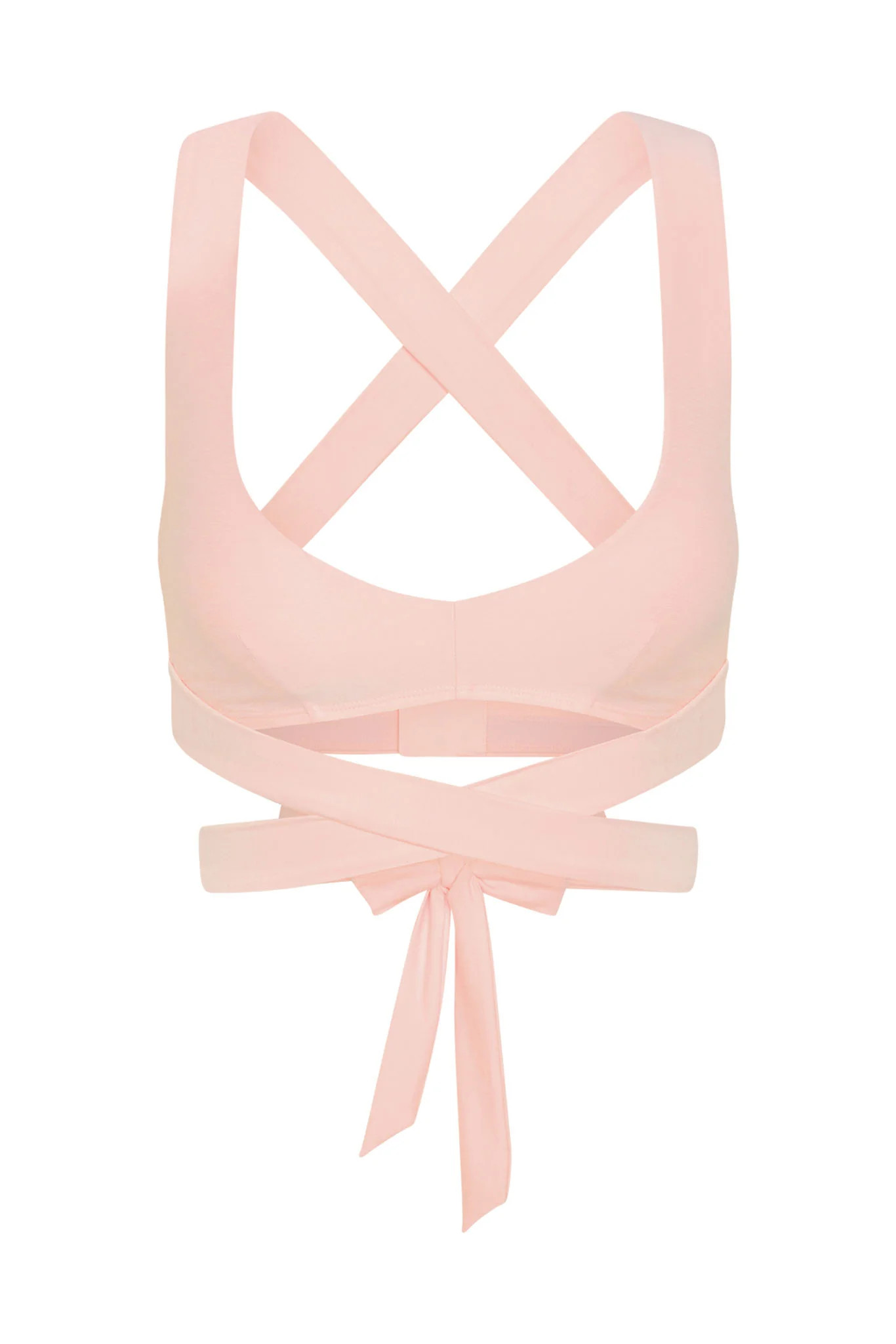 Hudson Bra - Heather Powder Pink | Monday Swimwear