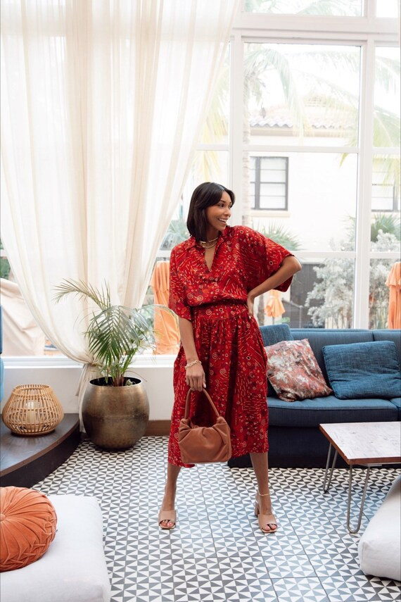 Vintage 1980's Michelle Stuart Dress | Etsy | Etsy (US)