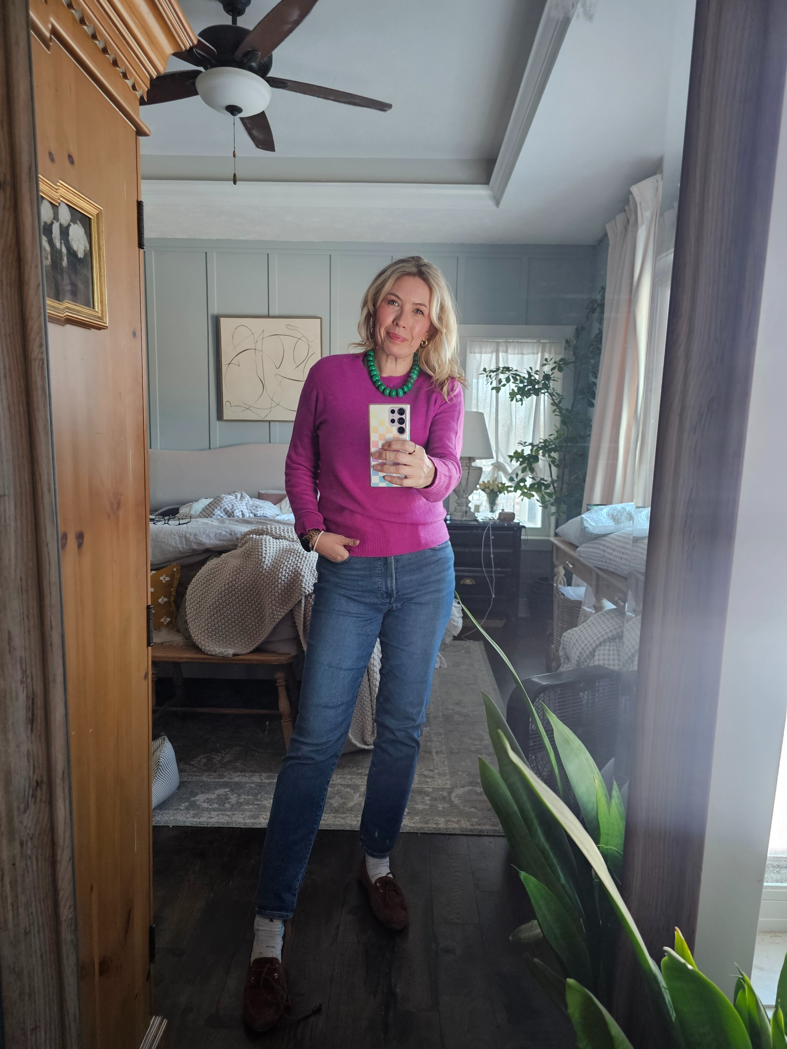 It's still sweater weather, but I'm craving spring colors!

#LTKSeasonal #LTKOver40 #LTKootd