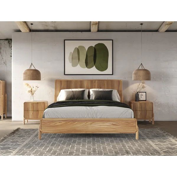 Falkmar Solid Wood Platform  Bed | Wayfair North America
