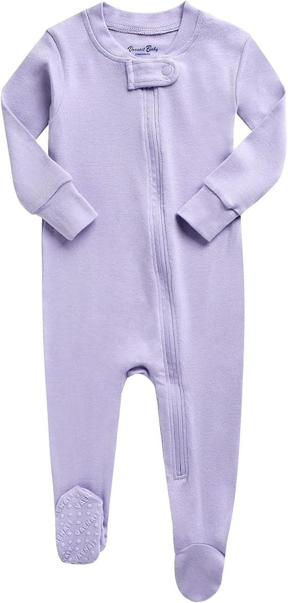 VAENAIT BABY Preemie Infant Boys Girls Footie Pajama Footed Sleep and Play Premium Modal Pajamas ... | Amazon (US)