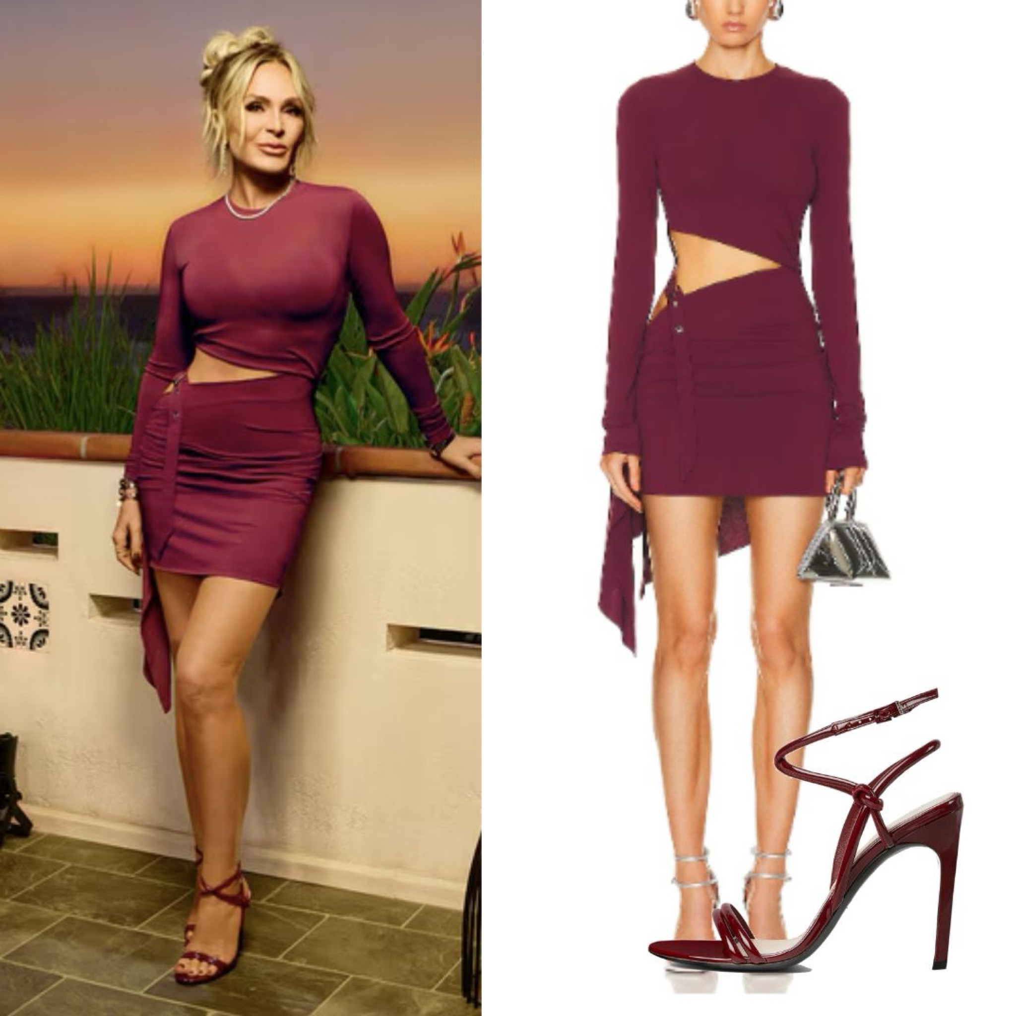 Tamra Judge’s Real Housewives of Orange County Season 18 Reunion Dress and Shoes 📸 = @bravotv