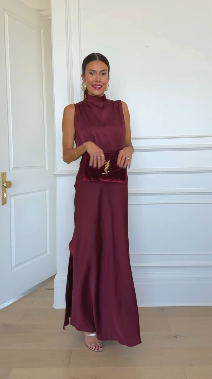 Wearing this burgundy silk dress for Mara’s formal tennis banquet ✨ this dress is perfect for parties, events and weddings and it’s under $100!
Elf lip liner shade: Plum & Get it
Lipstick shade: Plumalicious

Wedding guest dress, formal dress, long dress, silk dress, lulus, fall wedding guest dress, winter wedding guest dress, gala dress, holiday party dress, New Year’s Eve outfit, Christmas dress, holiday dress, Christine Andrew #LTKVideo 

#LTKWedding #LTKParties
